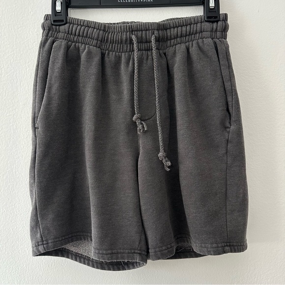 NWT PacSun Fleece Volley Shorts Charcoal Casual Sweat Shorts SZ Small - Picture 6 of 9